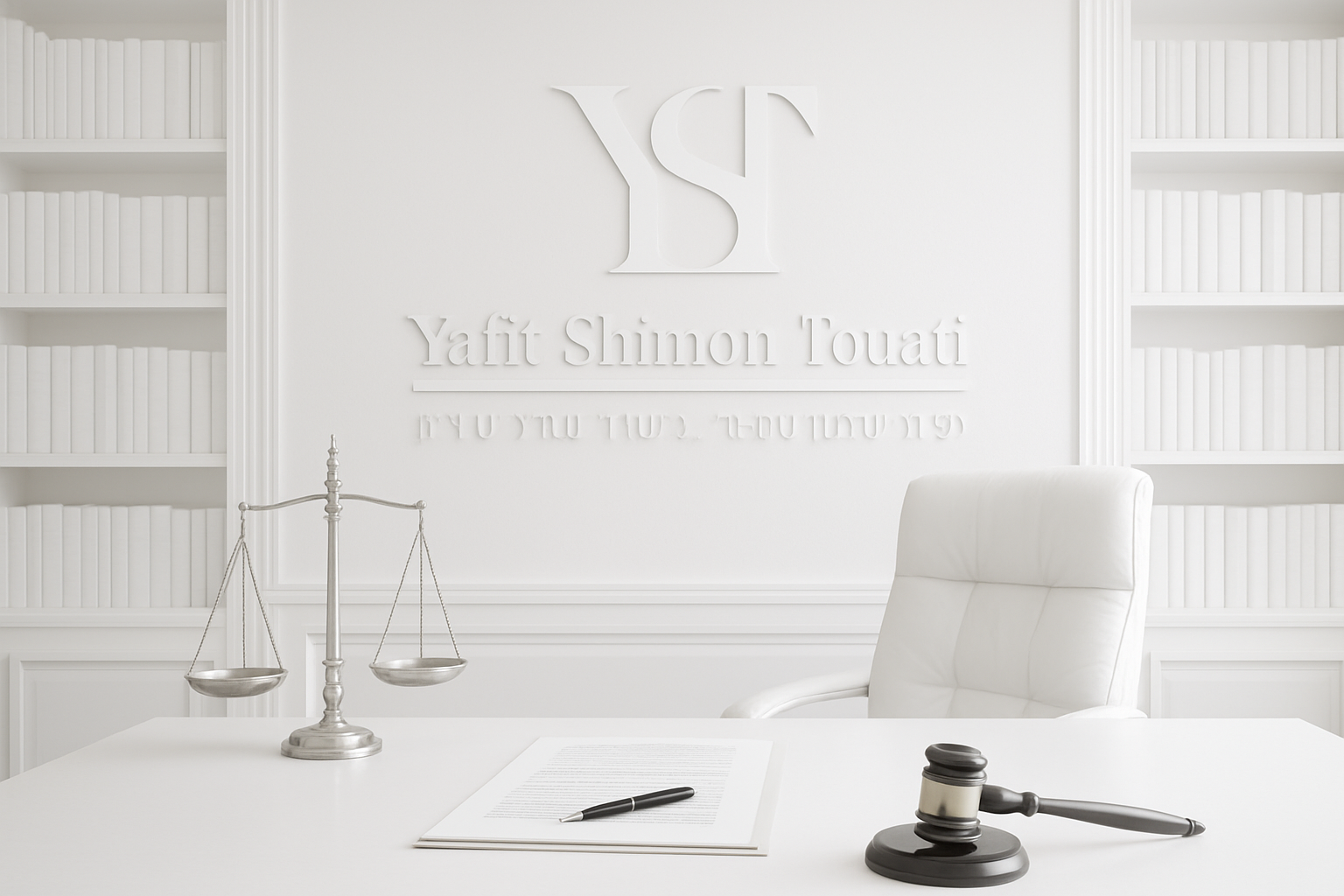 משרד עורכי דין יפית שמעון טואטי - סביבת עבודה מקצועית